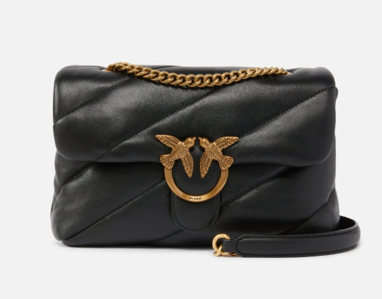 Pinko Borsa Love Puff  Classic  In Pelle Black