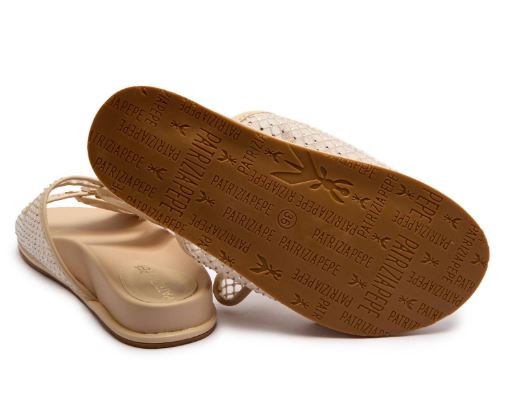 Patrizia Pepe Sandali Rete Strass PPJ339.02 Colore Offwhite