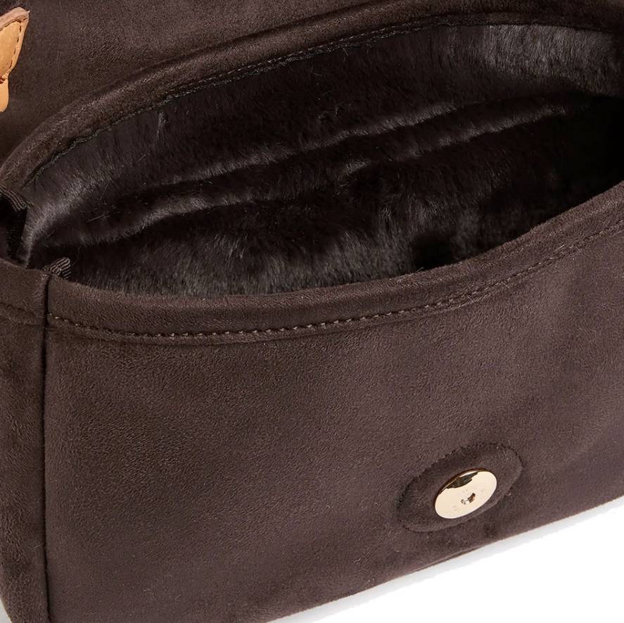 Alviero Martini 1A Classe Chalet Chic Borsa Sottospalla con Patta LG91 9775 Col. 0500 Dark Brown