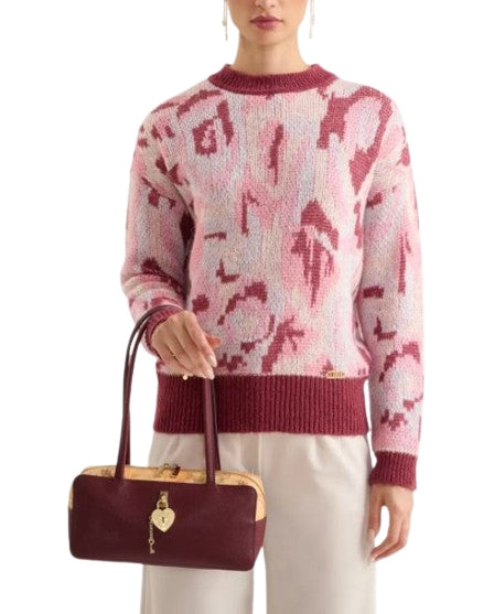 Alviero Martini  Borsa  Sottospalla    lucchetto cuore L LG37 L407 Col. 0304 Burgundy