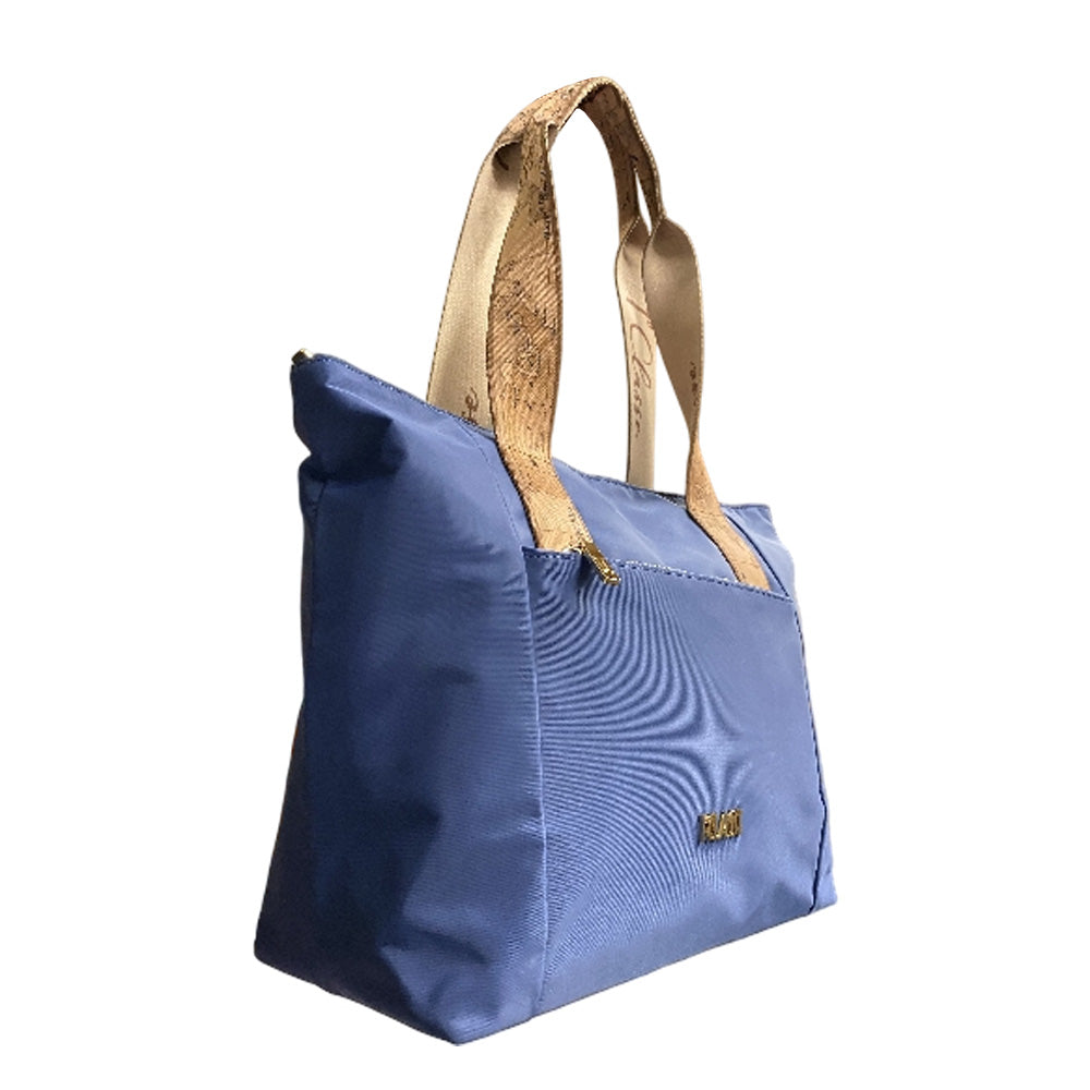 Alviero Martini 1A Classe Shopper Grande linea Ocean Nylon L GZ65 9762 Col 0145 Blue Denim