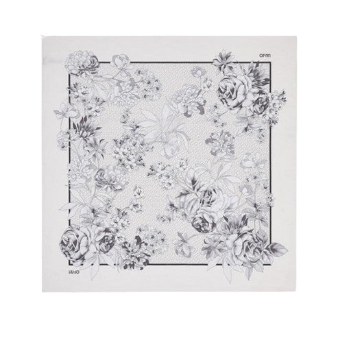 Liu Jo Ecs Foulard Roman Flower 2A6043 T2745 Col 22222 Nero