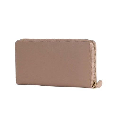 Pinko Portafoglio Ryder Zip Around Pelle  Beige