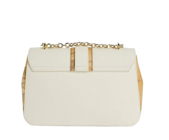 Alviero Martini 1A Classe Borsa A Tracolla Con Catena LC04 T407 Col 0905 Avorio
