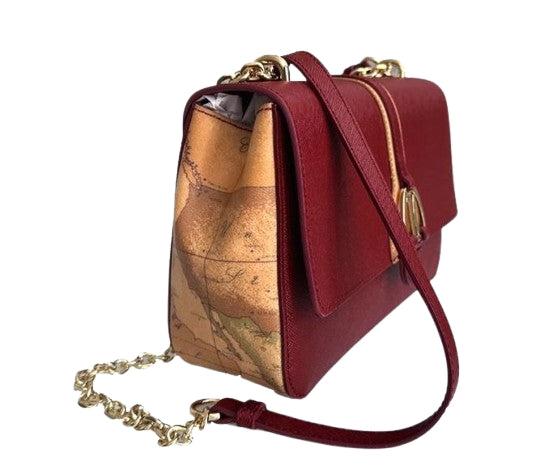 Alviero Martini 1A Classe Borsa a Tracolla L LD57 T407 Col. 0313 Maple Red