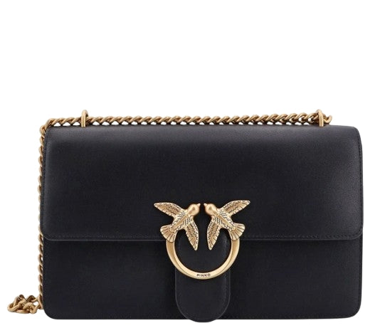 Pinko Borsa Love One Classic Pelle  Liscia Black D.C.