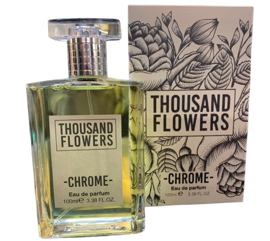 CHROME di Thousand Flower Eau De Parfum Unisex 100 ml spray