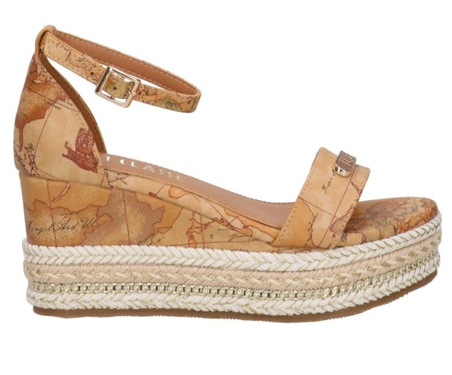 Alviero Martini 1A Classe Sandali Con Zeppa Z 1117 982 Geo Natural