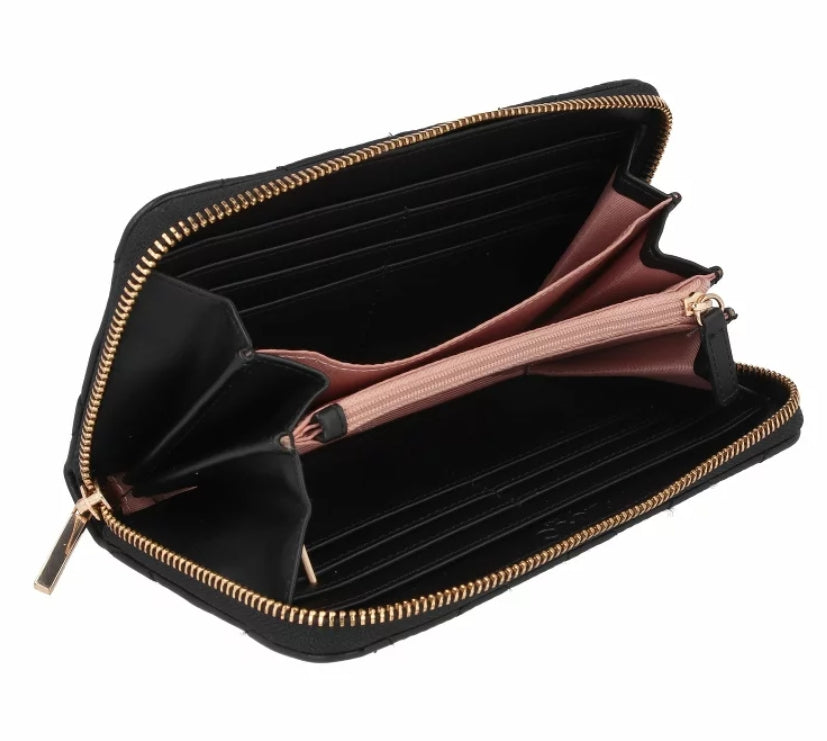 Liu Jo Portafoglio Astilbe ECS XL ZIP AROUND AF3362 E0041 Nero