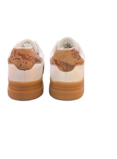 Alviero Martini 1A Classe Sneaker  pelle N 2406 0289  Col . X013 White/Beige Geo