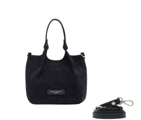 Gianni Chiarini Borsa In Pelle Scamosciata DUA  BS 9798 Notturno