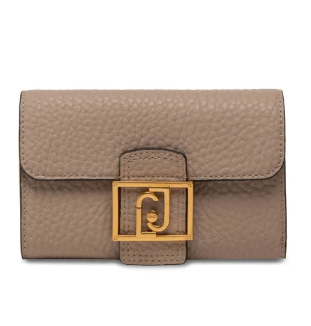 Liu Jo Portafoglio Donna ECS M Trifold ecosostenile NA2118 E0086 Beige