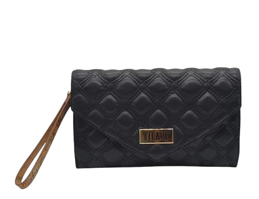 Alviero Martini 1a Classe Pochette Patta e Manichetto Matelassé L LA69 9143 Col 0001 Nero