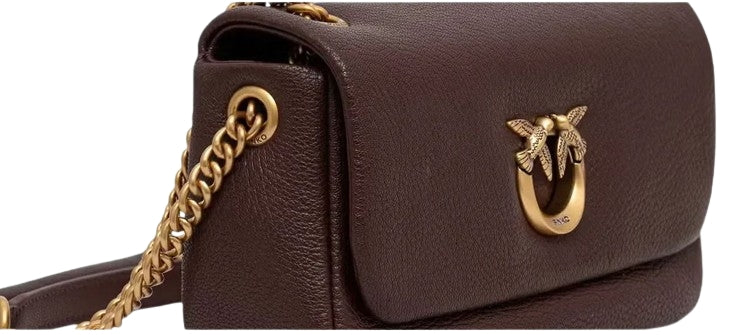 Pinko    Click Soft Horizontal  107038 Pelle  bottolato marrone