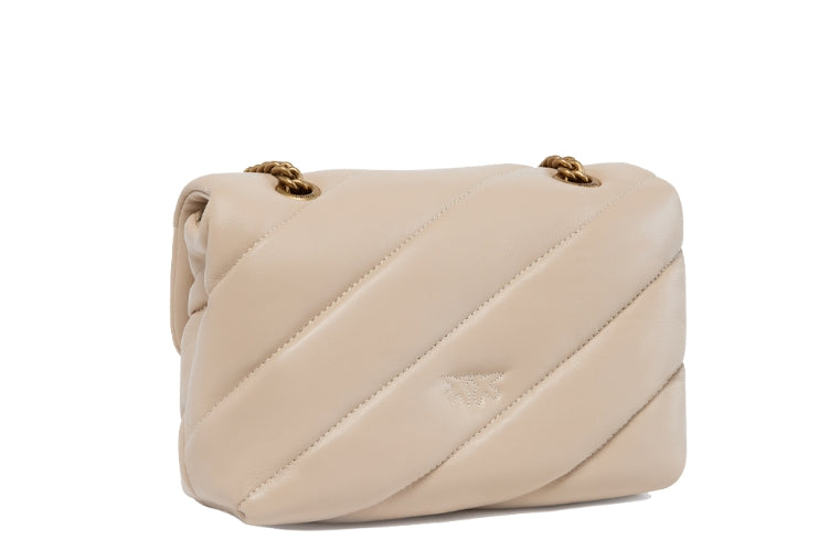 Pinko Borsa Love Puff Mini CL Pelle Beige