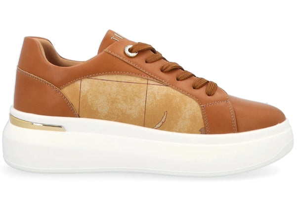 Alviero Martini 1A Classe Sneaker Donna In Pelle Stampa Geo Classic Z 1303 300E Col 0010