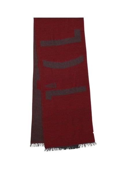 Alviero Martini 1A Classe Sciarpa Logo Grande 30x180 KS565 1749 Col. 0313  Maple Red/Rosso Acero