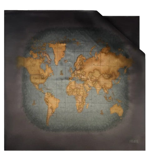 Alviero Martini 1A Classe Foulard Geo Sfumato 90x90 KF108 1758 Col.0001 Black/Nero