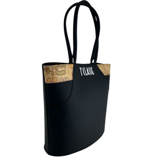 Alviero Martini 1A Classe Shopping Mirage  Gommato LM LC65 9636 Col 0001 Nero