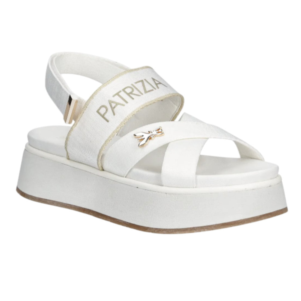 Patrizia Pepe Ciabatta Tessuto bianco PPJ333.06 Colore bianco
