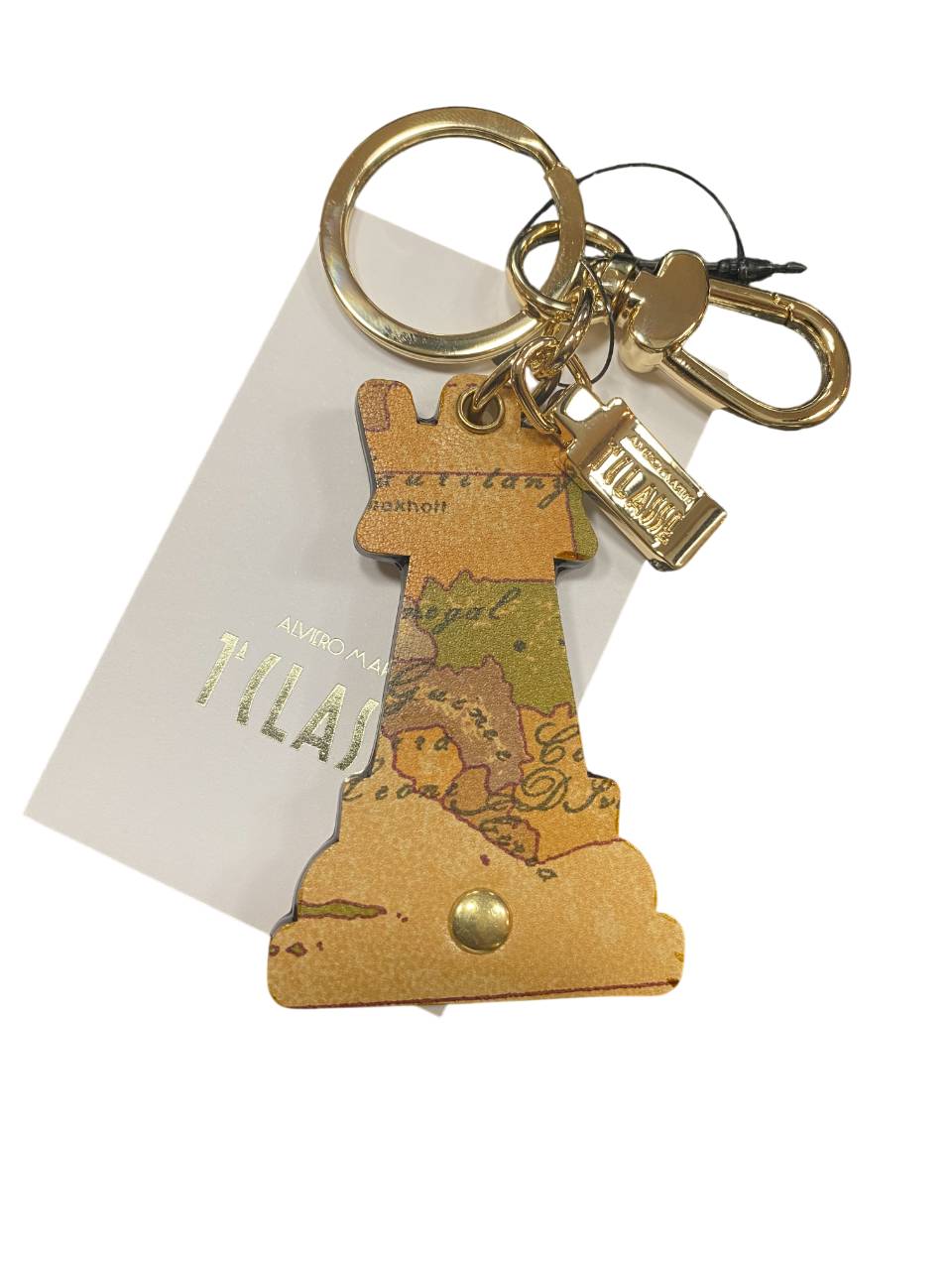 Alviero Martini 1A Classe Charm Torre L PP40 8611 Col. 0529 Mahogany