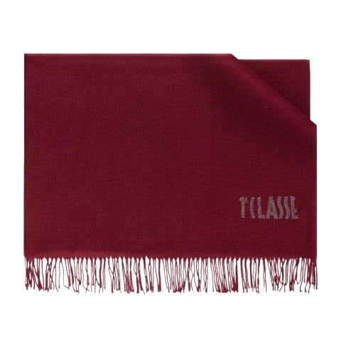 Alviero Martini 1a Classe Stola Logo Strass 72x175 cm 4K S495 1687 Col 0289 Rasberry