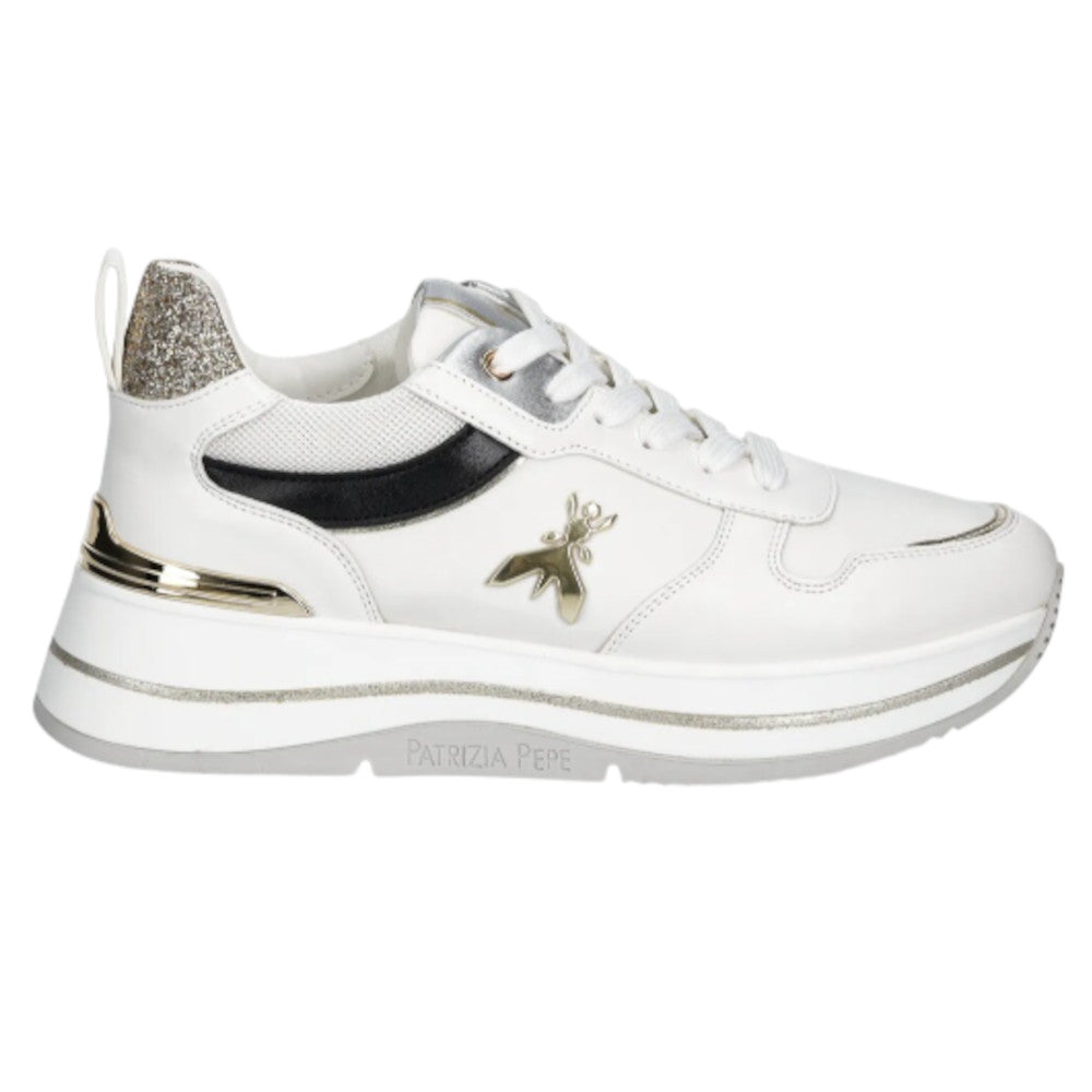 Patrizia Pepe Sneaker PPJ314.27 Bianco Platino