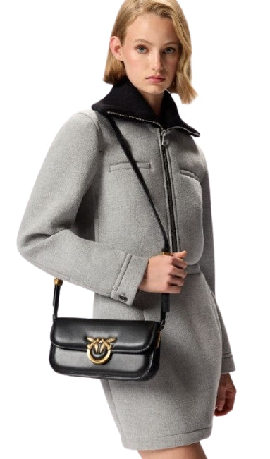 Pinko Borsa Love Box Baguette Nero