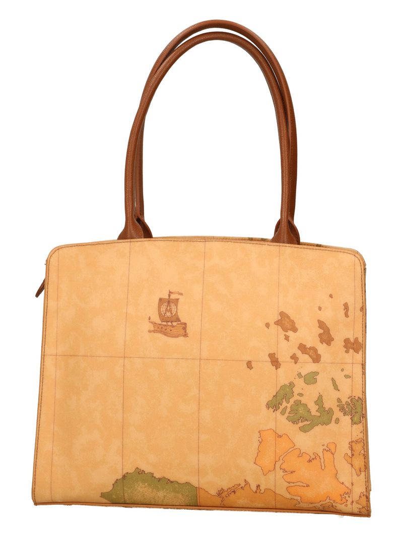 Alviero Martini 1A Classe Borsa Shopper L LD64 G611 Col. 0548 Castagna