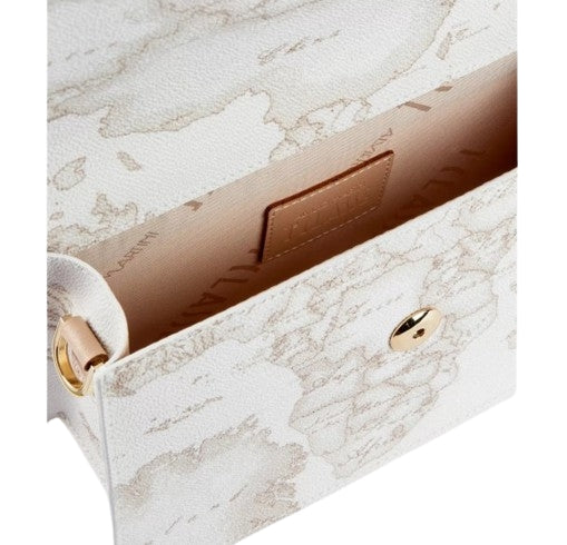 Alviero Martini 1a Classe Tracollina C/ Patta Geo White C E056 6188 Col 0900 Bianco