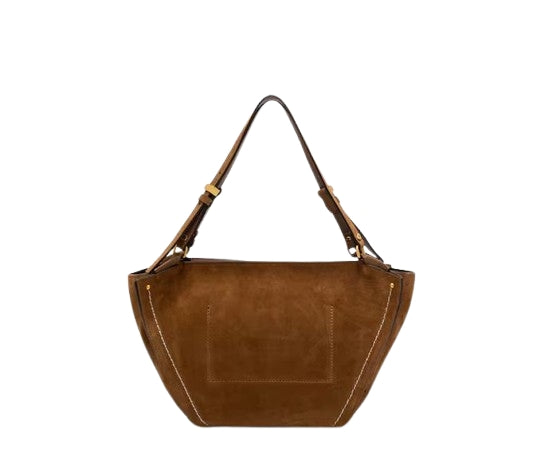Gianni Chiarini  Borsa a spalla in suede BS 12037 BLOOM Cognac