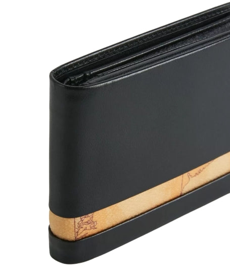 Alviero Martini 1A Classe Geo Classic portafoglio in pelle da uomo nero BV W150 5600
