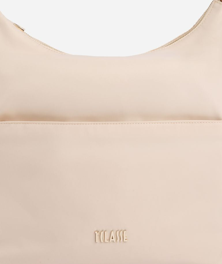Alviero Martini Sottospalla Breeze Nylon Hobo L LE46 9762 Col.0928 Champagne
