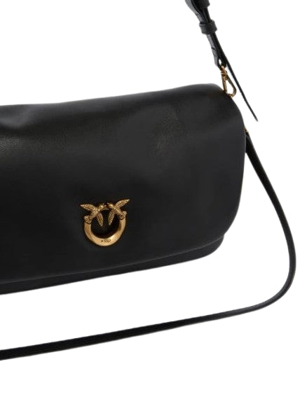 Pinko  Borsa Soft Baguette Vitello Black