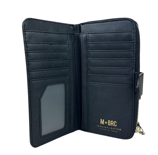 MBrc Portafoglio Donna Pelle T615 Doll Nero