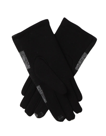Liu Jo Guanti Check 2F3151 T0300 Bianco Nero