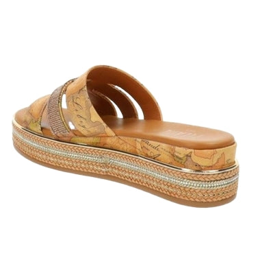 Alviero Martini 1A Classe Sandali Scalzati N 2185 0371 Geo Classic