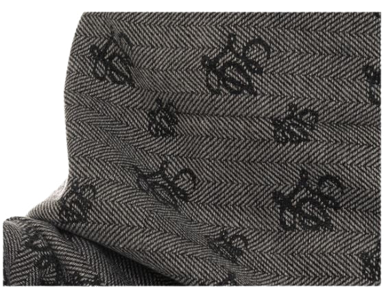Liu Jo  STOLA JACQUARDS  LOGO 2F6034 T0300 Col. 22222 Nero