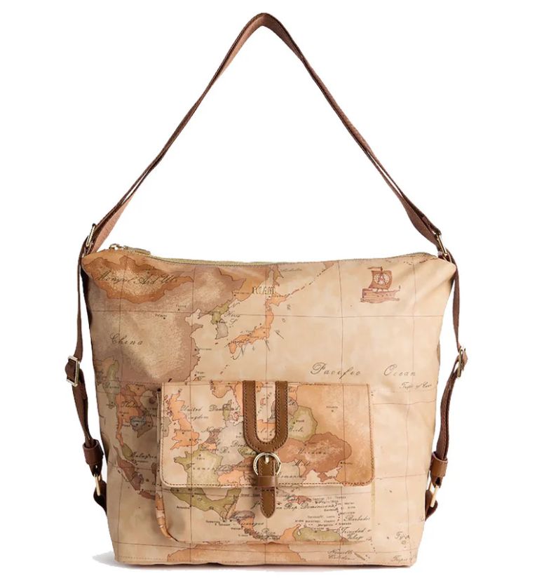 Alviero Martini 1A Classe Borsa a spalla Doppia Portabilità Higland Soft LD35 S578 548 Col 0548 Chesnut