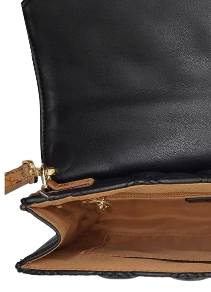 Alviero Martini 1a Classe Pochette Patta e Manichetto Matelassé L LA69 9143 Col 0001 Nero