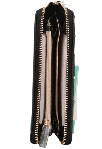 Liu Jo Portafoglio Ilyana  ECS XL Zip Around  AF6051 ES039 Col.  22222 Nero