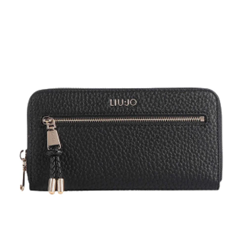 Liu Jo Portafoglio Donna Ecosostenibile Zip Around  AF 3166 E0161 Colore Nero