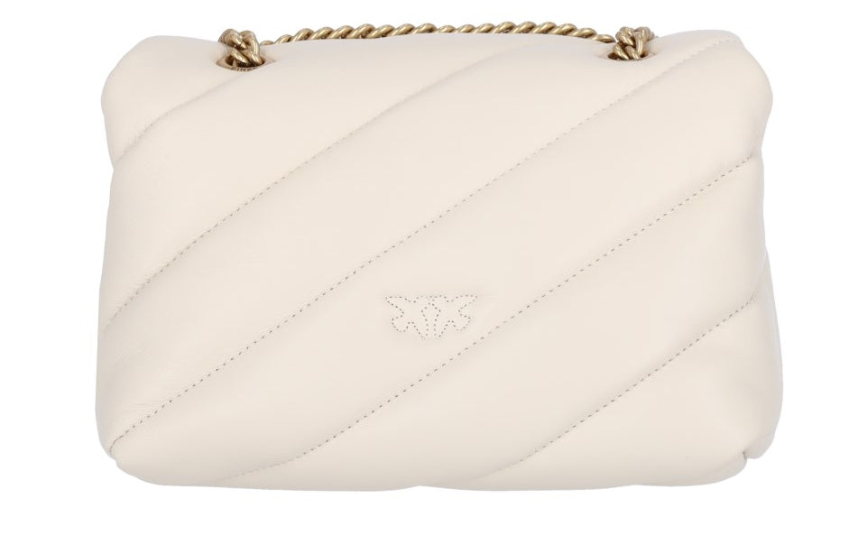 Pinko Borsa Love Puff Mini CL Pelle White