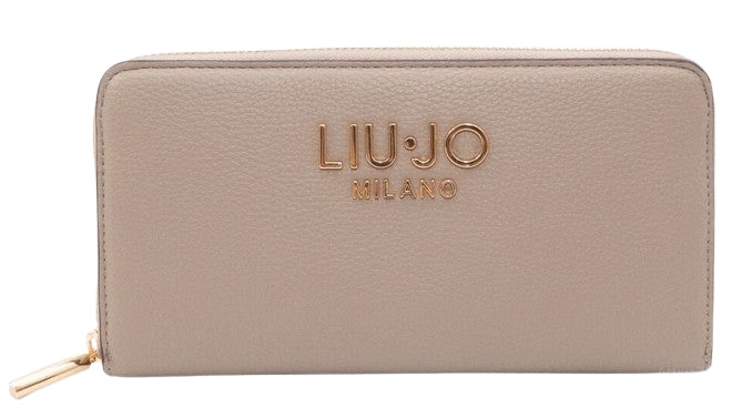 Liu Jo   Portafoglio  ECS XL ZIP AROUND CALIWEN  AF5170 E0058 Col. 71105 Desert taupe