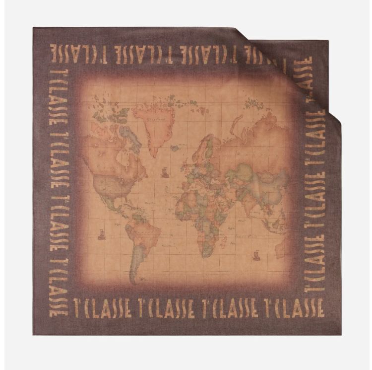 Alviero Martini 1A Classe Stola Logo Sfumato 130x130 KS499 1691Col. 0300 Bordeaux