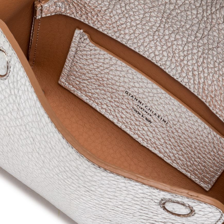 Gianni Chiarini  Borsa in pelle PENELOPE BS 11350 Silver-Caramello