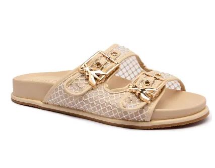 Patrizia Pepe Sandali Rete Strass PPJ339.02 Colore Offwhite