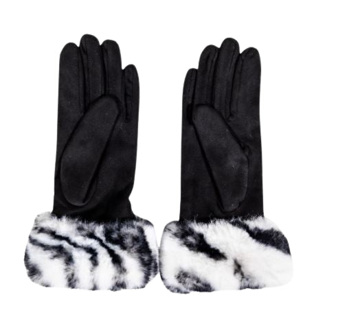 Liu Jo Guanti  Con Polsini In  Pelliccia Sintetica Eff. ScamosciatoTU  2F5063 T0300