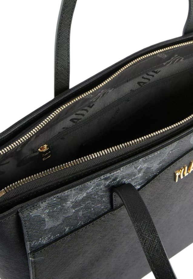 Alviero Martini 1A Classe Shopper Grande Digital City L LA80 N407 Col 0001 Nero