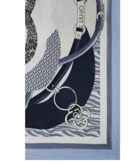 Liu Jo Ecs Foulard   Metal mix logo 2F6070 T2738 Col. X0581 Tempest